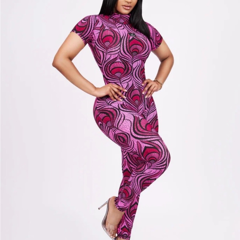 Flamina Pink Jumpsuit